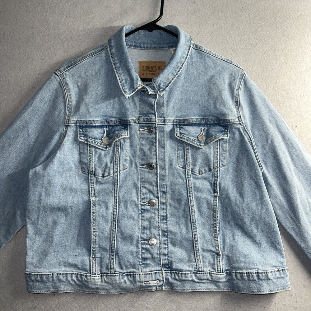 Levi’s Kids Denim Trucker Jacket Blue Cotton Classic Western Jean Jacket